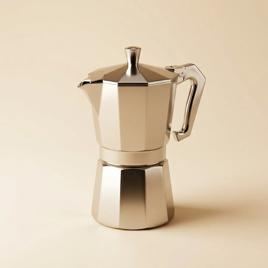Stovetop Moka Pot · 6 Cup